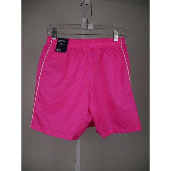 DSG Youth Vibrant Pink Woven Soccer Shorts Lightweight Sports Active Wear Size L - Picture 4 of 6